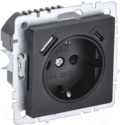 Розетка IEK Brite BR-R14-16-U22-018-K02 - фото