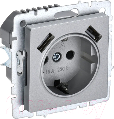 Розетка IEK Brite BR-R14-16-U21-D31-K47 - фото