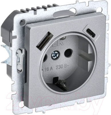 Розетка IEK BR-R14-16-U22-018-K47 - фото