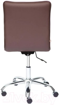 Кресло офисное Tetchair Zero кожзам (коричневый)