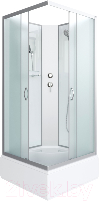 Душевая кабина Niagara NG-1108-14BK 90x90x200 с полкой - фото