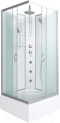 Душевая кабина Niagara NG-1108-14BKTG с полкой - фото