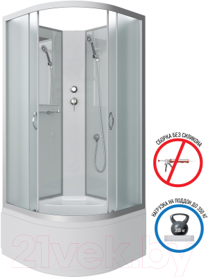 Душевая кабина Niagara NG-2307-14BK 80x80x200