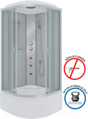 Душевая кабина Niagara NG-2307-14G 80x80x215