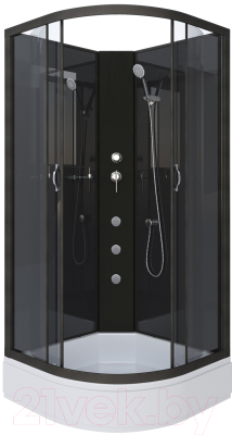 Душевая кабина Niagara NG-6501-14BKG 90x90x215 - фото