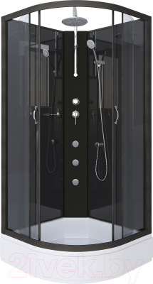 Душевая кабина Niagara NG-6501-14BKTG 90x90x200 - фото