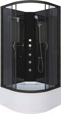 Душевая кабина Niagara NG-6508-14BKG 90x90x200 - фото