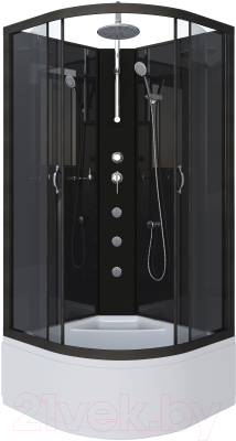 Душевая кабина Niagara NG-6508-14BKTG 90x90x210 - фото