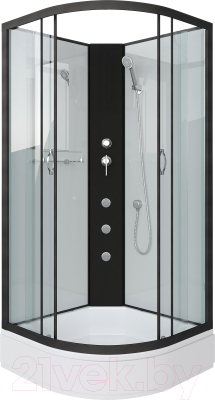 Душевая кабина Niagara NG-6702-14BKG 100x100x200 - фото