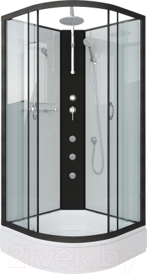 Душевая кабина Niagara NG-6702-14BKTG 100x100x210 - фото