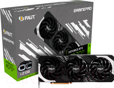 Видеокарта Palit RTX 4070Ti GamingPro OC (NED407TT19K9-1043A)