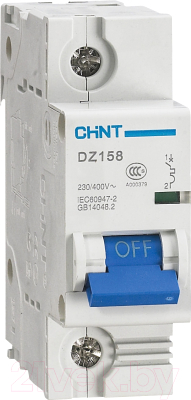 Выключатель автоматический Chint DZ158-125H 1P 100A 10kA (8-12In) / 158087 - фото