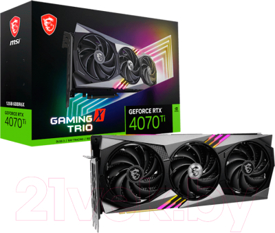 Видеокарта MSI GeForce RTX 4070 Ti Gaming X Trio 12G