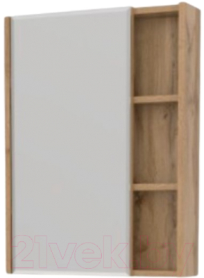 Шкаф с зеркалом для ванной Какса-А Silvia 50 б/о / 466787 - фото