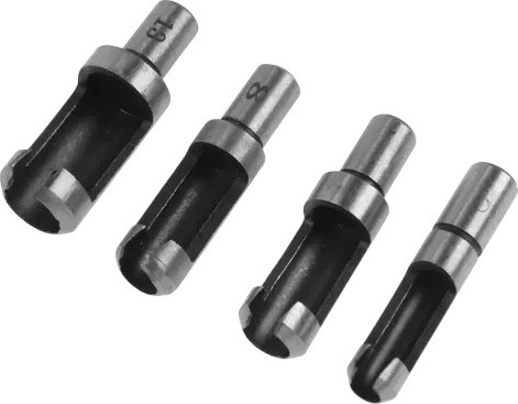 Набор сверл Tundra По дереву цилиндрический хвостовик 6 8 10 13мм / 4617851  - фото