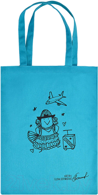 Сумка-шоппер Феникс+ Варя путешествует / 60040 - фото