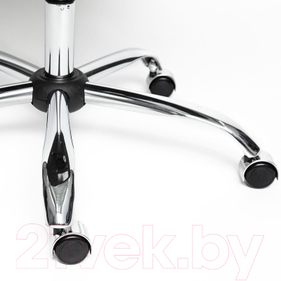 Кресло офисное Tetchair Сн9944 (хром/кожзам черный)