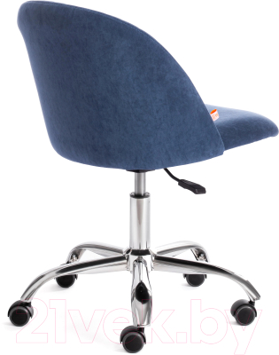Кресло офисное Tetchair Melody (велюр Clermon светло-синий)
