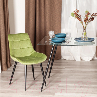 Стул Tetchair Abruzzo (зеленый HLR 54/черный)