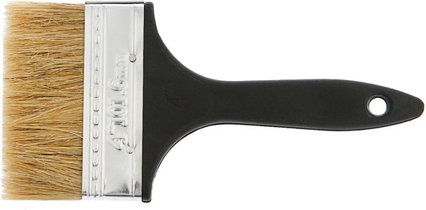 Кисть малярная LOM Плоская натур. щетина пластиковая рукоятка 4 100мм / 1818216