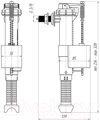 Арматура Ани Пласт WC5030