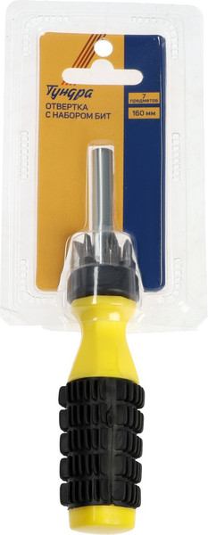 Отвертка Tundra С набором бит 2296292