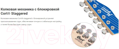 Электрогитара Cort MBM-2H-Sustainiac-BBE