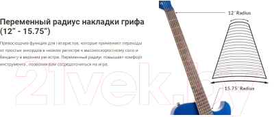 Электрогитара Cort MBM-2H-Sustainiac-BBE