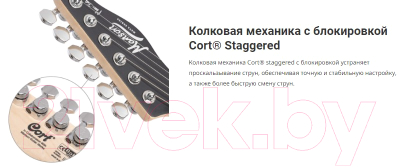 Электрогитара Cort MBM-2P-SBLK