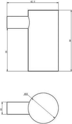 Крючок для ванной Haiba HB8405-1