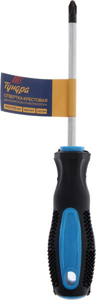 Отвертка Tundra Крестовая PH2x100мм 1858810