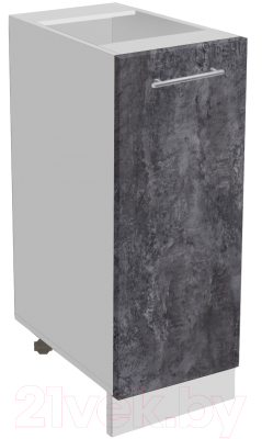 Шкаф-стол кухонный Артём-Мебель 300мм СН-114.01 (ДСП бетон спаркс) - фото