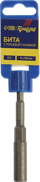 Бита Tundra Торцевая головка CrV магнит 8x100мм / 4617849