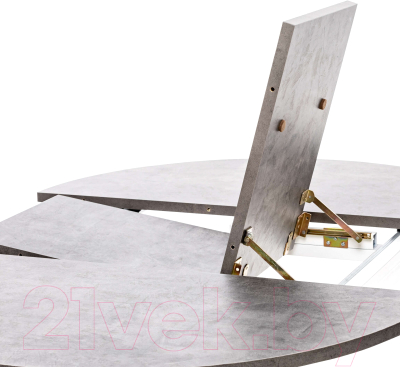 Обеденный стол Импэкс Leset Капри (камень темный/белый)