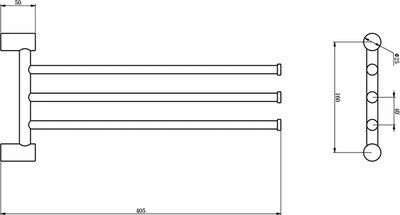 Держатель для полотенца Haiba HB8413-7