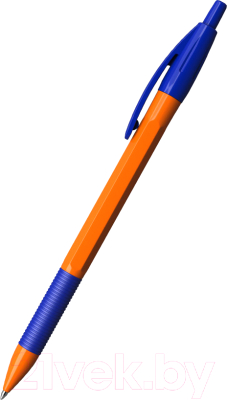 Ручка шариковая Erich Krause R-301 Orange Matic&Grip / 56619 - фото