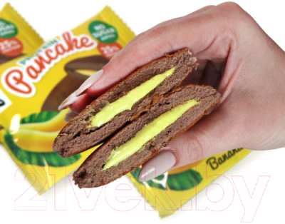 Протеиновое пирожное Bombbar Банановый крем