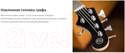 Бас-гитара Cort NJS5-BK