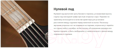 Бас-гитара Cort NJS5-BK