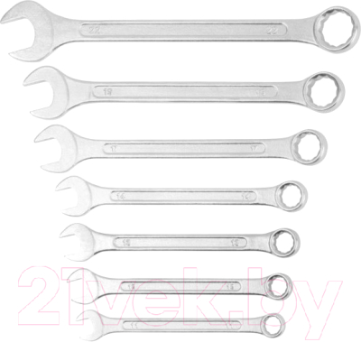 Набор ключей FIT Хард комбинированные / 63422 (6-22мм, 12шт)