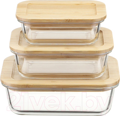 Набор емкостей для хранения Smart Solutions SFE-SS-CN-GLS-BM-RC1.05 - фото