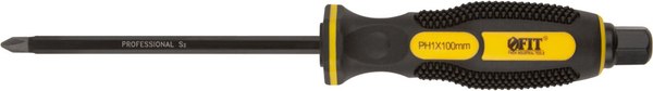 Отвертка FIT Профи ударная 5х100мм PH1 / 55622
