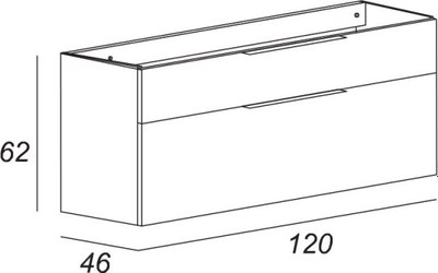 Тумба под умывальник Cezares Urban 55163