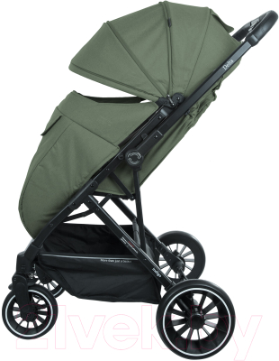 Детская прогулочная коляска INDIGO Delta (оливковый)