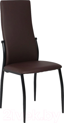 Стул AksHome Denver (коричневый/черный) - фото