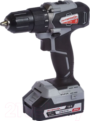 Аккумуляторная дрель-шуруповерт Интерскол ДА-13/18ВК (575.2.2.77) - фото