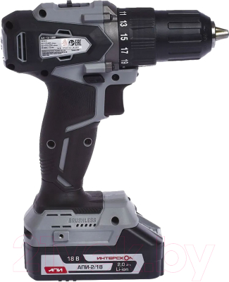 Аккумуляторная дрель-шуруповерт Интерскол ДА-13/18ВК (575.2.2.77)