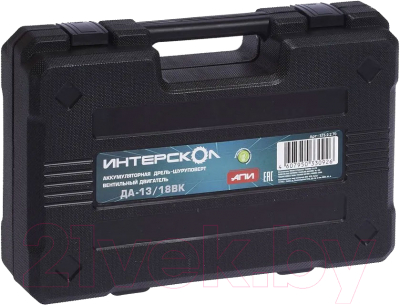 Аккумуляторная дрель-шуруповерт Интерскол ДА-13/18ВК (575.2.2.77)
