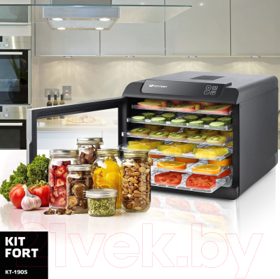 Сушилка для овощей и фруктов Kitfort KT-1905