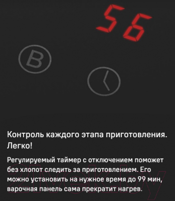 Индукционная варочная панель Maunfeld AVI453BK